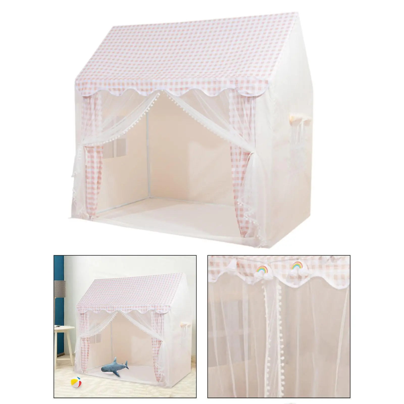 Crianças brincam tenda príncipe castelo tenda para festa de aniversário churrascos playgrounds