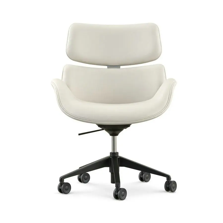 #Swivel Ajustable Height Ergonomic Executive Leather Computer Desk Office Chairs High Back Business Task Chair for Home Office