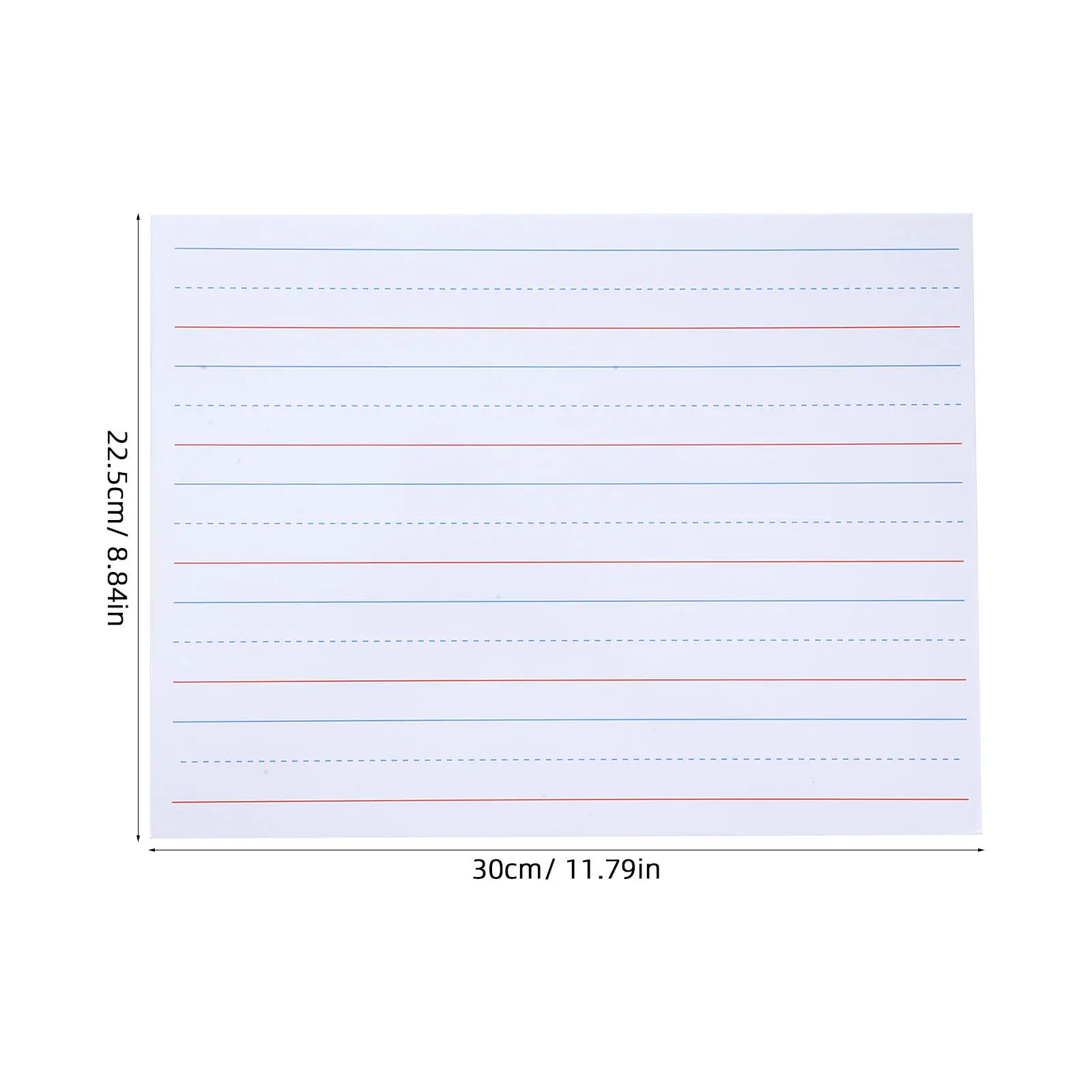1Set Learning Writing Board for Teens Small Dry Erase Whiteboard with Grid Lines Portable Erasable Creative Expression Board