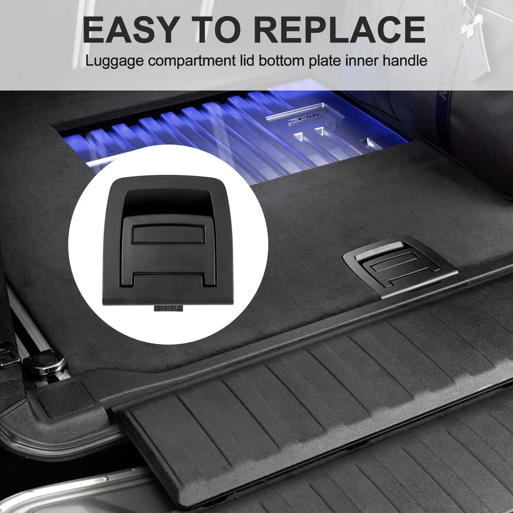 حصيرة الصندوق الخلفي الداخلية ، مقبض السجاد الأرضي ، BMW X5 ، E70 ، X6 ، E71 ،