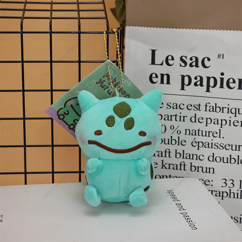 6 Stile Pokemon Gengar Eevee Bulbasaur Squirtle Charmander Plüschpuppe Rucksack-Anhänger Schlüsselanhänger Stofftier Halloween-Geschenk – Detail 4