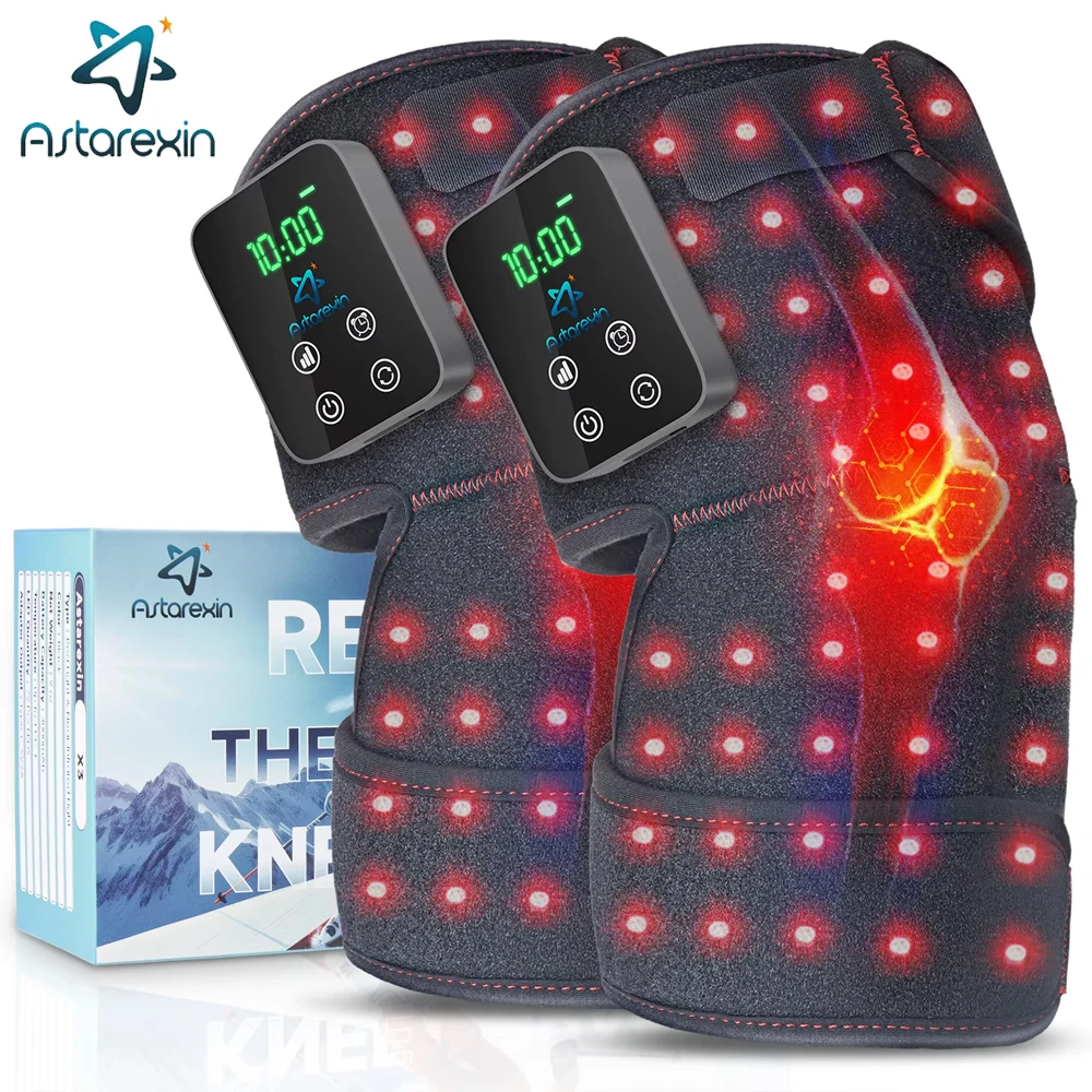 

Astarexin Red Light Therapy Knee Massage Pad Massage Leg Blood Circulation Joint Warming Elbow Support Knee Pain Relief