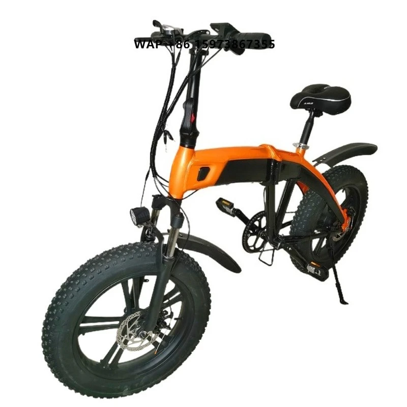 20-Inch Folding Electric Bicycle 1500W Urban Model with Lithium Battery K4 Fat Tire Brushless 15AH for Adults
