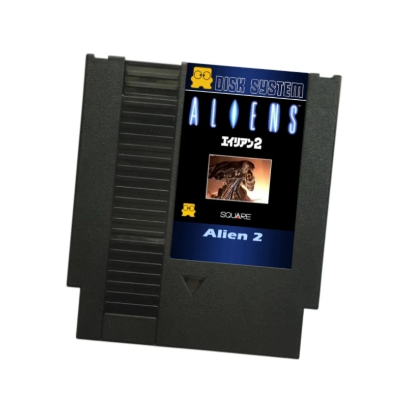 Alien 2 ( FDS Emulated ) Game Cartridge for NES Console 72Pins Video Game Card