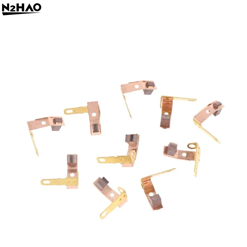 10Pcs/lot L-Shaped High Quality RS365 DC365 RS360 DC Motor Carbon Brush Holder For Motor Tools Accessories