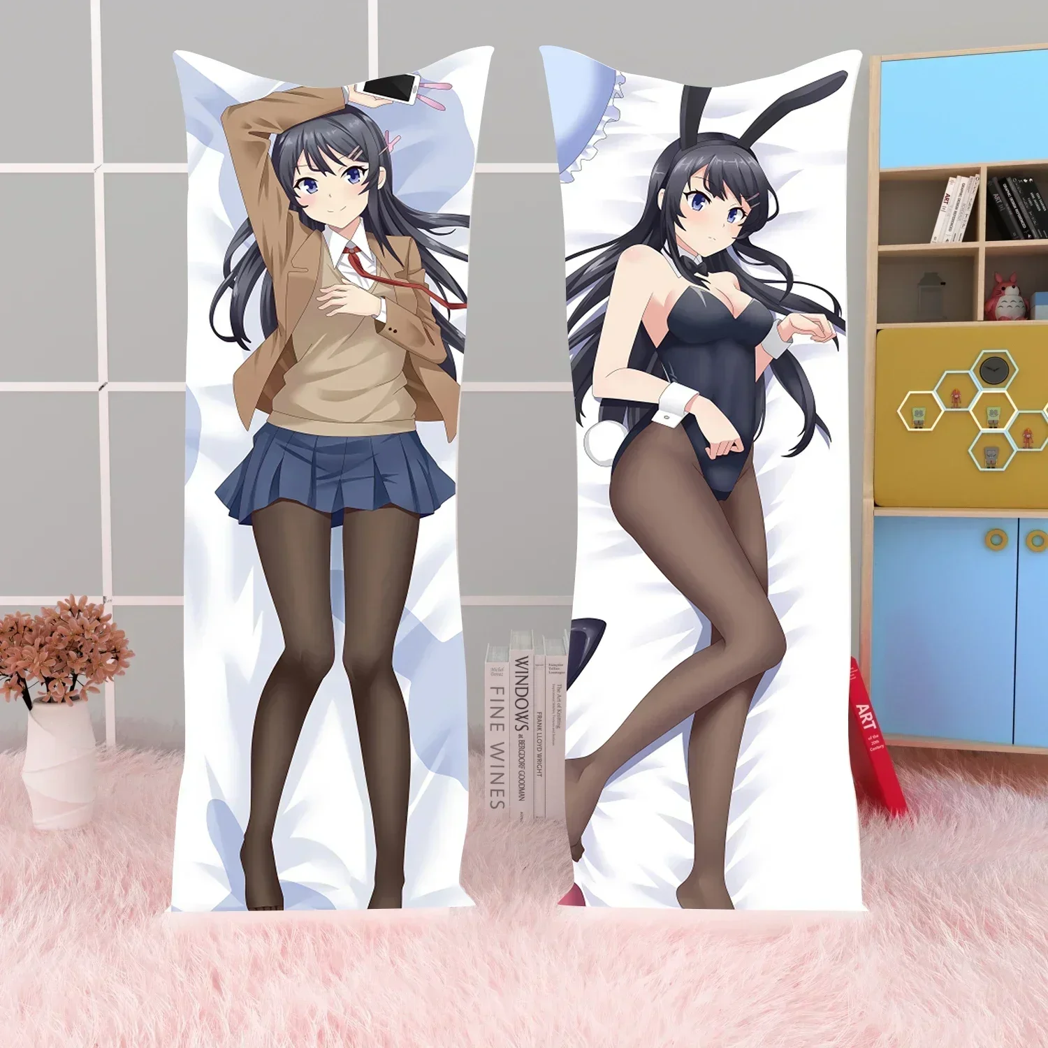 Anime Game Seishun Buta Yarou Sakurajima Mai Dakimakura Poszewka na poduszkę Poszewka na poduszkę Otaku Poszewka na poduszkę