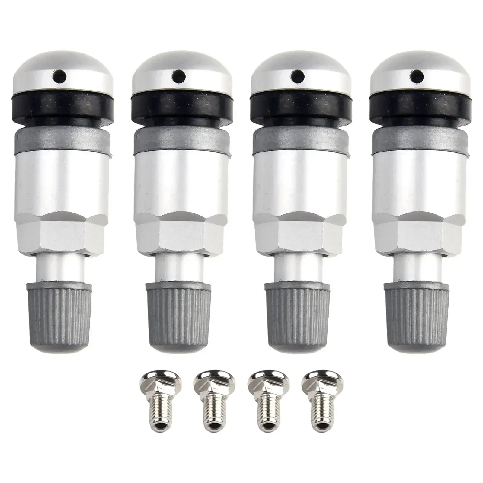 4pcs TPMS Tire Pressure Sensor Valve Stem For BMW 5 Series Front Rear Left Right Tire Pressure Monitoring Sensor Valve Set