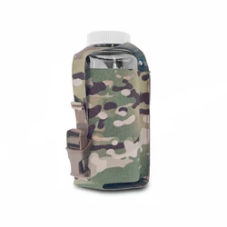 Airsoft SS Style Water Bottle Pouch Tactical Vest Bottle Holder Plate Carrier Molle Pouch Hunting 1L Multicam Bottle Bag Gear