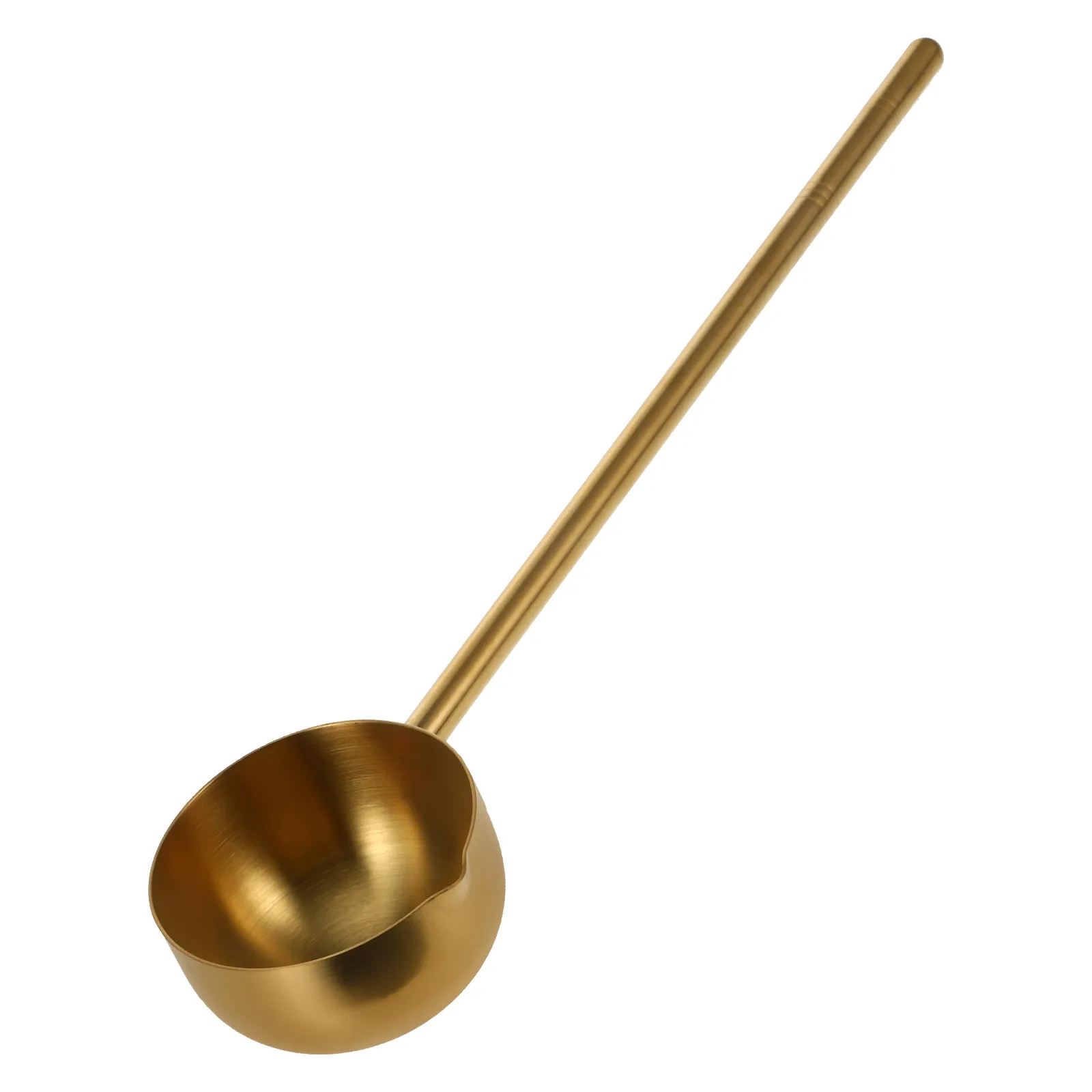 

Stainless Steel Soup Ladle 80ML Hot Oil Spoon Kitchen Gadgets Wear Resistant Water Scoop Stainless Steel Cooking Tool Large