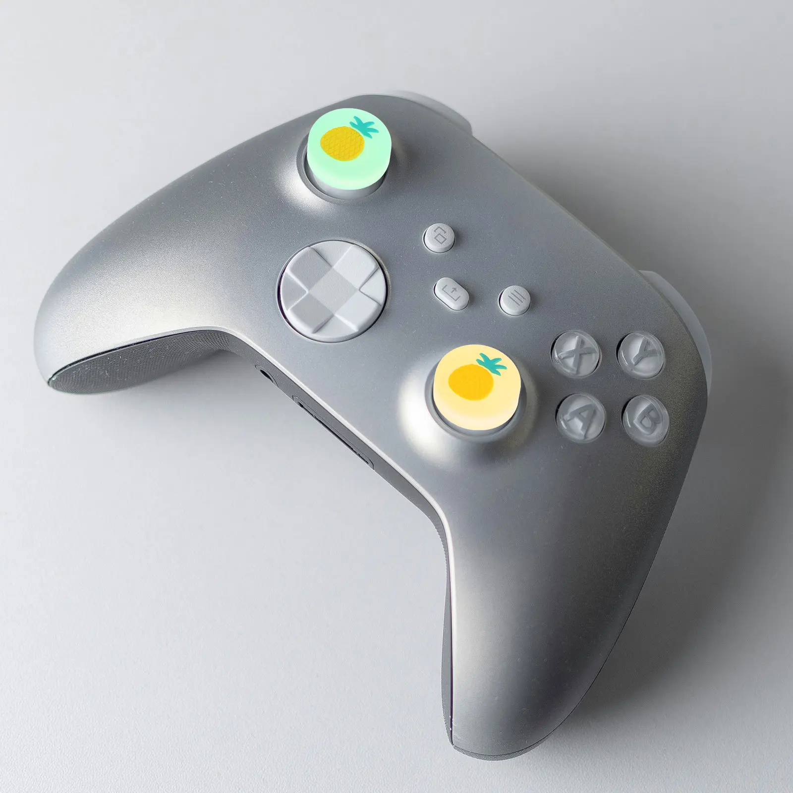 

4Pcs Switch Joystick Caps Glow in The Dark Thumbstick Grips Silicone Button Covers Gaming Controller Protective Replacement