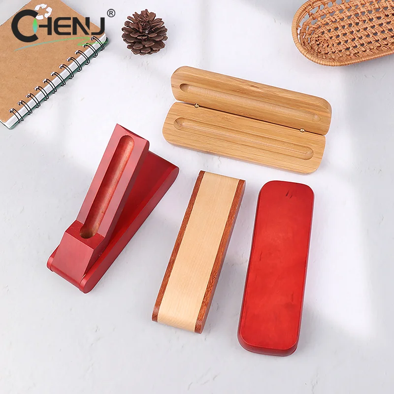 1PCS Wooden Pen Package Box Pencil Box Gift Box Packaging Business Gift Pen Box Case Company Business Gift Pencil Box