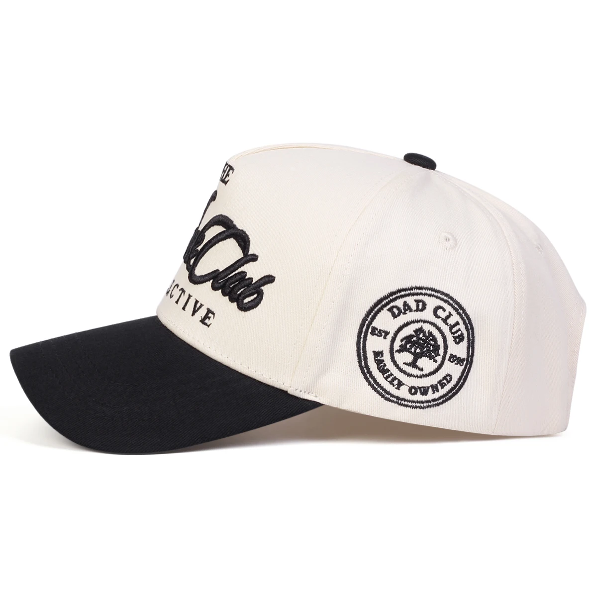Unisex THE MARE CLUB COLLECTIVE Baseballkappen mit Stickerei, Frühling und Herbst, für den Außenbereich, verstellbare Freizeithüte, Sonnenschutzhut, Sportkappe – Detail 3