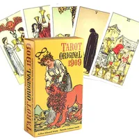 HOT Tarot Original 1909 Deck Cards English Classic 1909 Tarot 78 Card Popular Deck Card Game Board PDF Guidebook