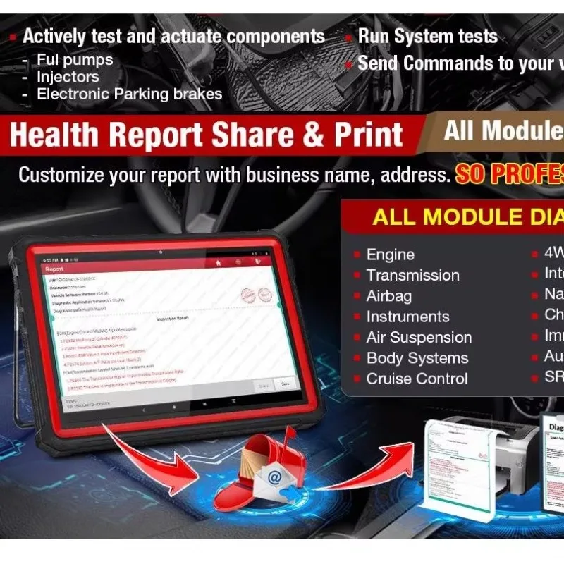 X431PRO3S V5.0 Car Diagnostic Instrument OBD Maintenance Decoder Car Repair Car Fault Detection