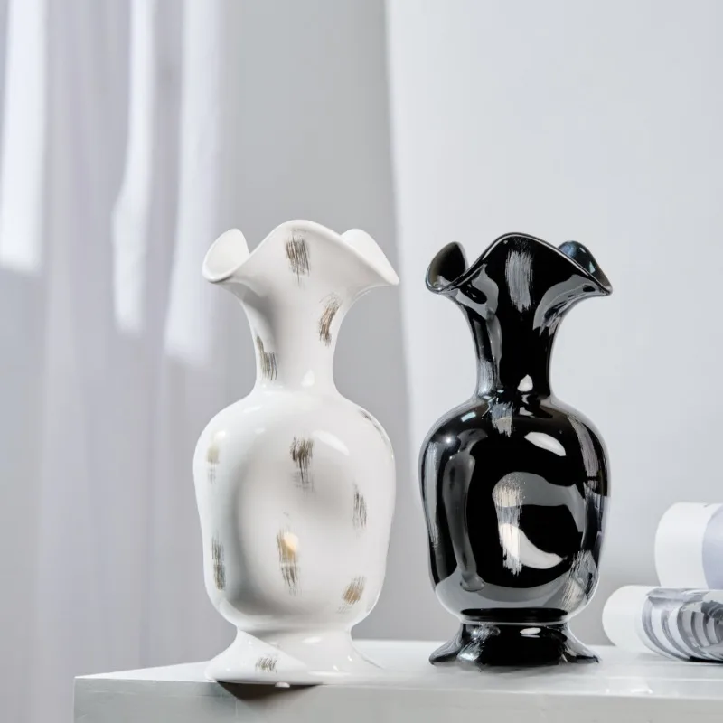 

Скандинавская искусственная Роскошная искусственная ваза, настольное украшение для гостиной