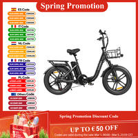 SAMEBIKE C05 Pro Electric Bike, 500W Motor, 36V 13Ah Battery, 20*4-inch Fat Tires Adult City Ebike , 35km/h Max Speed Disc Brake