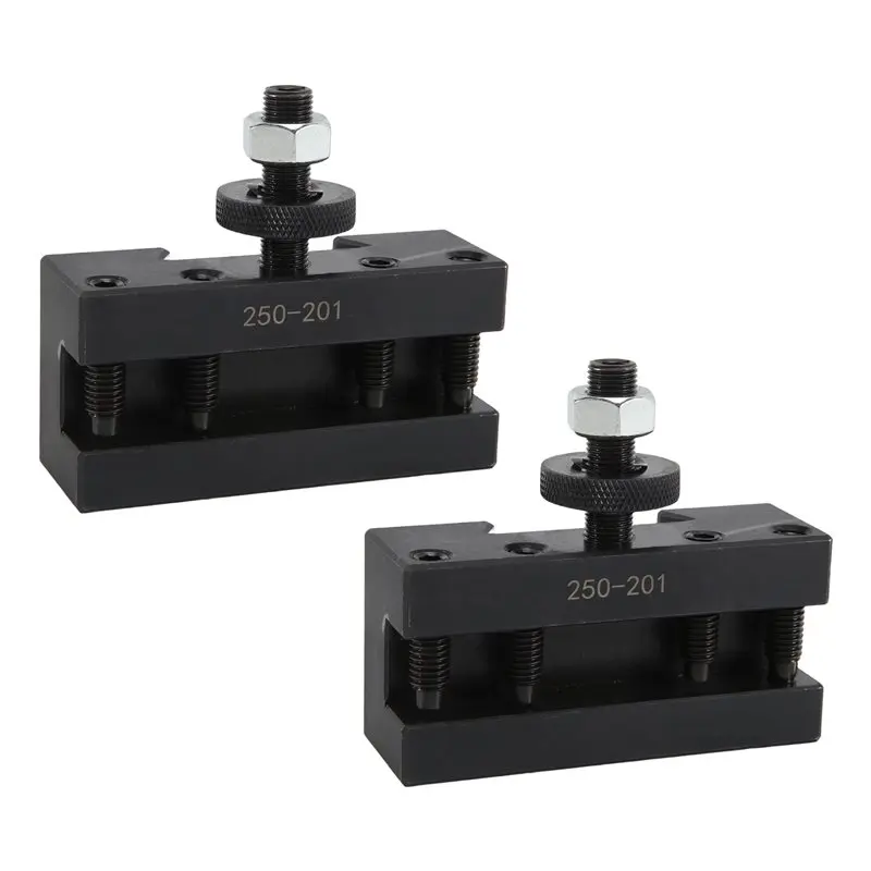 

AFOURT-2Pcs 250-201 Быстросменный держатель инструмента для токарных и фрезерных работ, для токарных резцов и режущих инструментов
