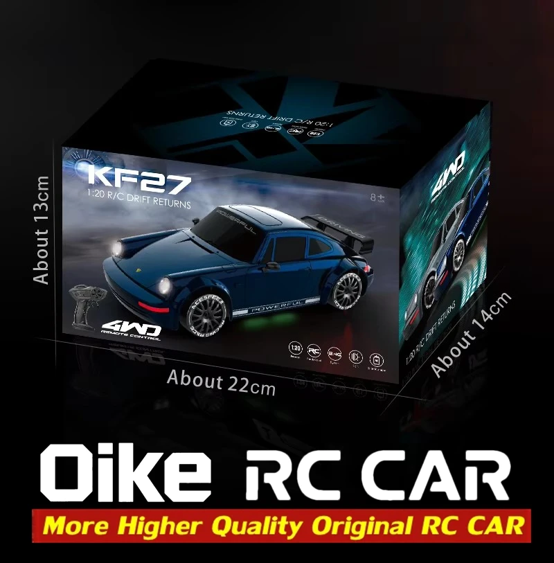 Oike 4WD Drift Racing RC-Auto mit LED-Licht Hochgeschwindigkeits-2,4G-Funkfernsteuerung 4x4 Rennsportwagen für Kinder Spielzeug Geschenk – Detail 20