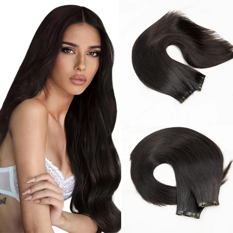 Invisable Tape In Hair Extensions Thin And Transparent Tape Hair Extensions Smooth Invisible Seamless for PU Hair Extensions