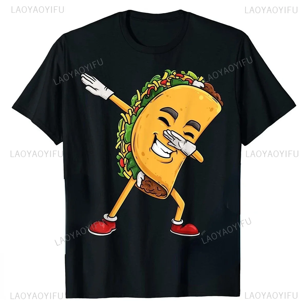 Creative Dabbing Taco Cinco De Mayo Mexican Dab Boys Kids T-Shirt  Men Tops Funny Retro Graphic T Shirts Streetwear Men Clothing