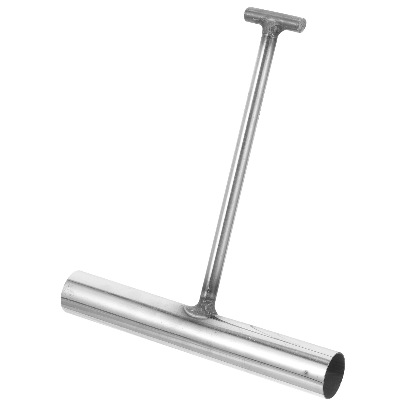 Hook Manhole Cover T Shaped for Lifting Spinners Silver Stainless Steel Tool Heavy Duty Hooks