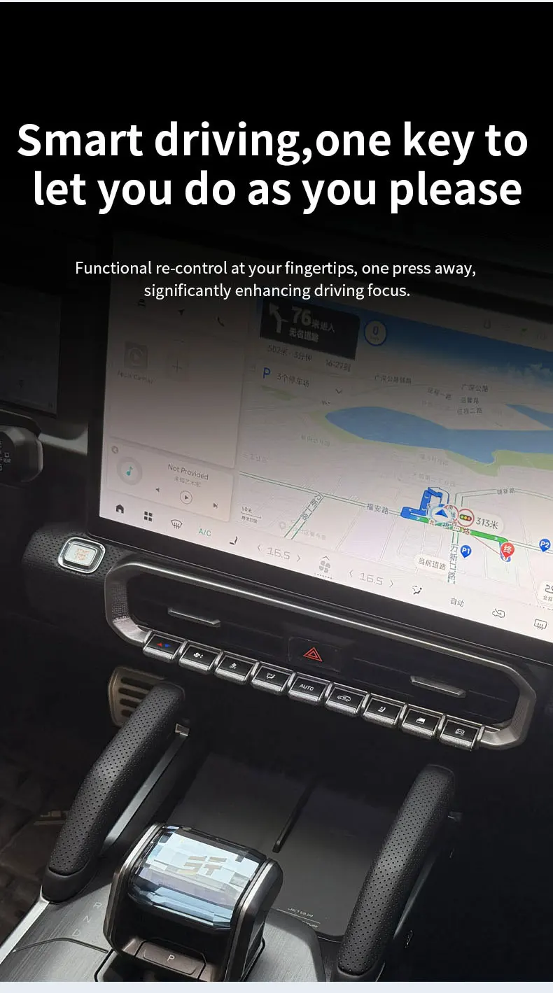 Auto-Zentralsteuerung mit Physischen Tasten Passend für Jetour Traveler T2 2023 2024 2025 Modifizierte Dynamische Physische Tasten Zubehör – Detail 4