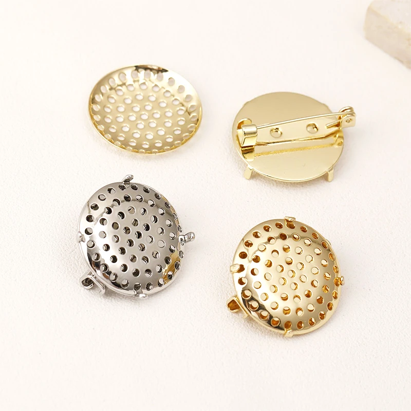 

2 шт., брошь с медным покрытием, 24 мм