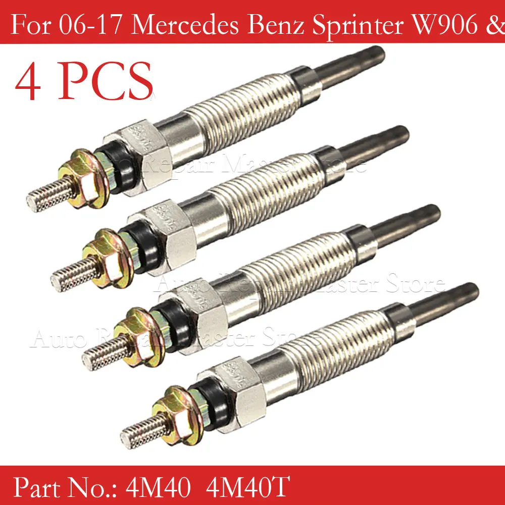 For Mitsubishi Shogun Pajero 2.8 4M40T 4M40 -Diesel GP5501 4Pcs Heater Glow Plugs Car Accessories