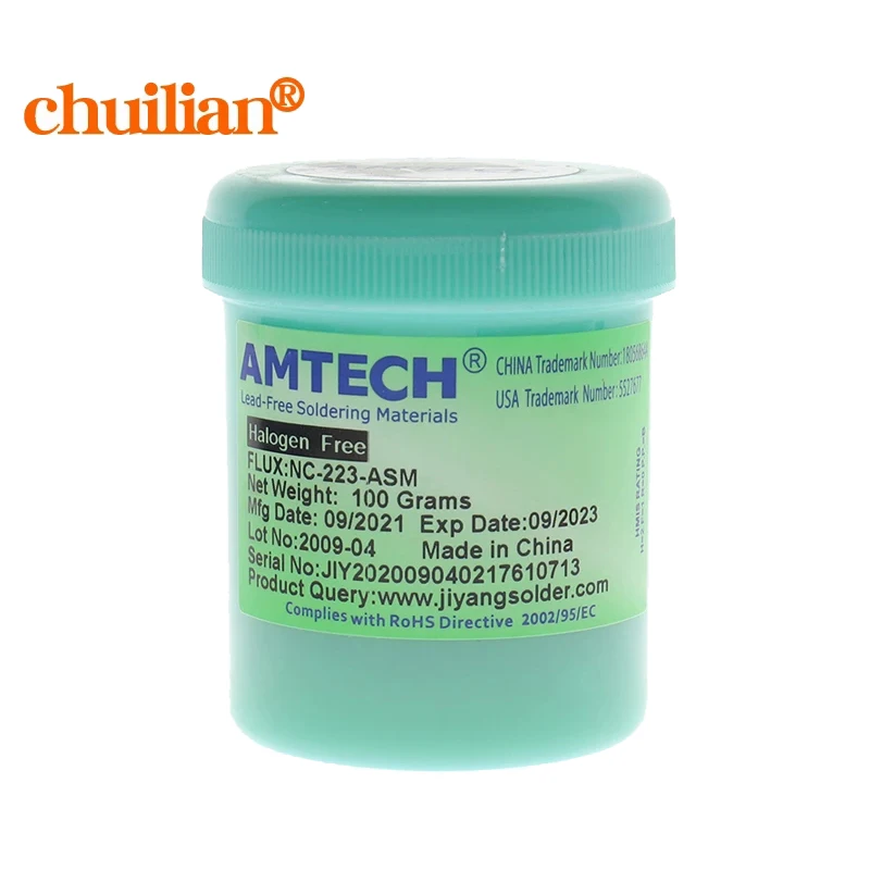 AMTECH NC-223-ASM 100g BGA PCB Flux Paste No-Clean Solder SMD Soldering Paste Flux Grease