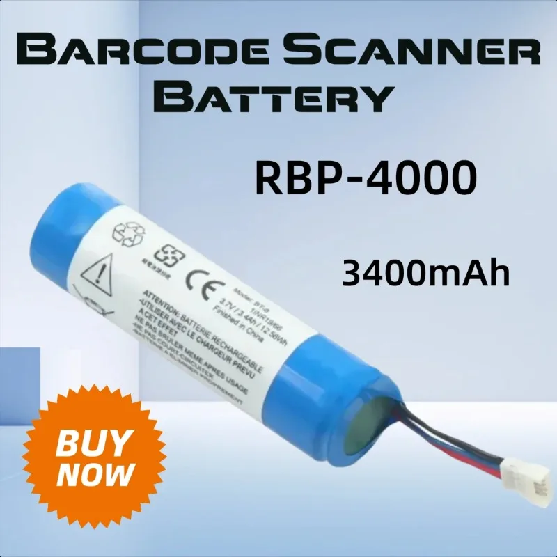 

3400mAh for Gryphon Datalogic GM4100 BT-8 Barcode Scanner Battery RBP-4000