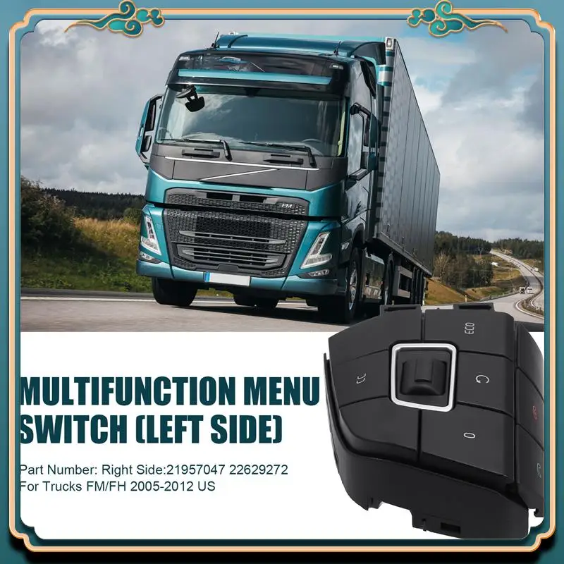 

L39A-левый многофункциональный переключатель меню управления 21957047 22629272 для грузовиков Volvo FM/FH 2005-2012 США