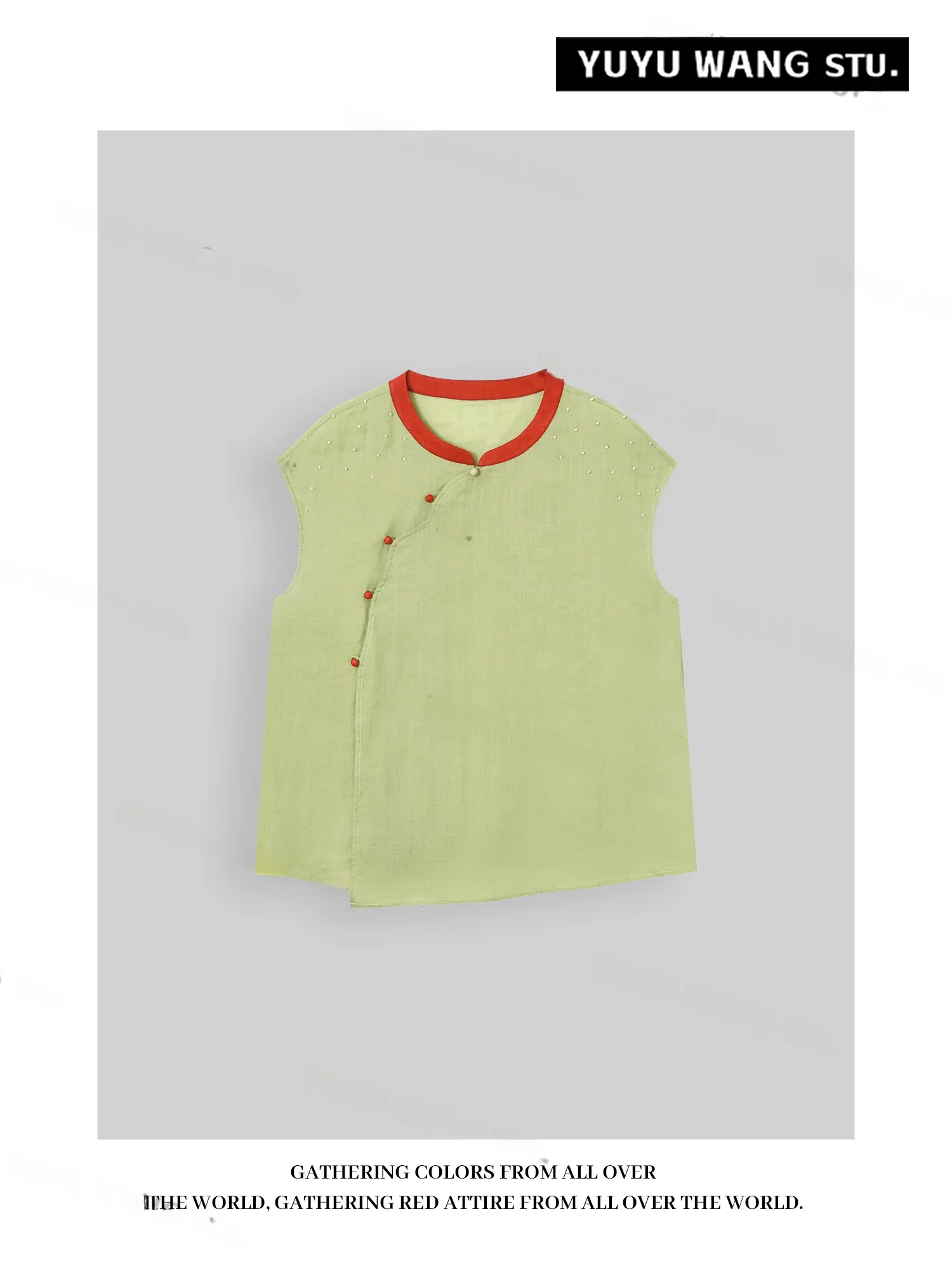 

Новая китайская женская футболка из плотного конопляного хлопка свободного кроя с цветными блоками, коротким рукавом и круглым вырезом, повседневный дышащий летний топ