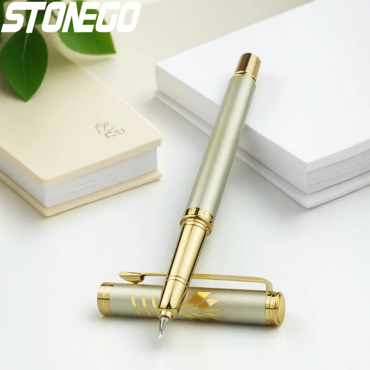 

Классическая металлическая ручка-роллер, шариковая ручка-роллер для гладкого письма, сменные стержни, гелевые ручки для офиса, школьные принадлежности