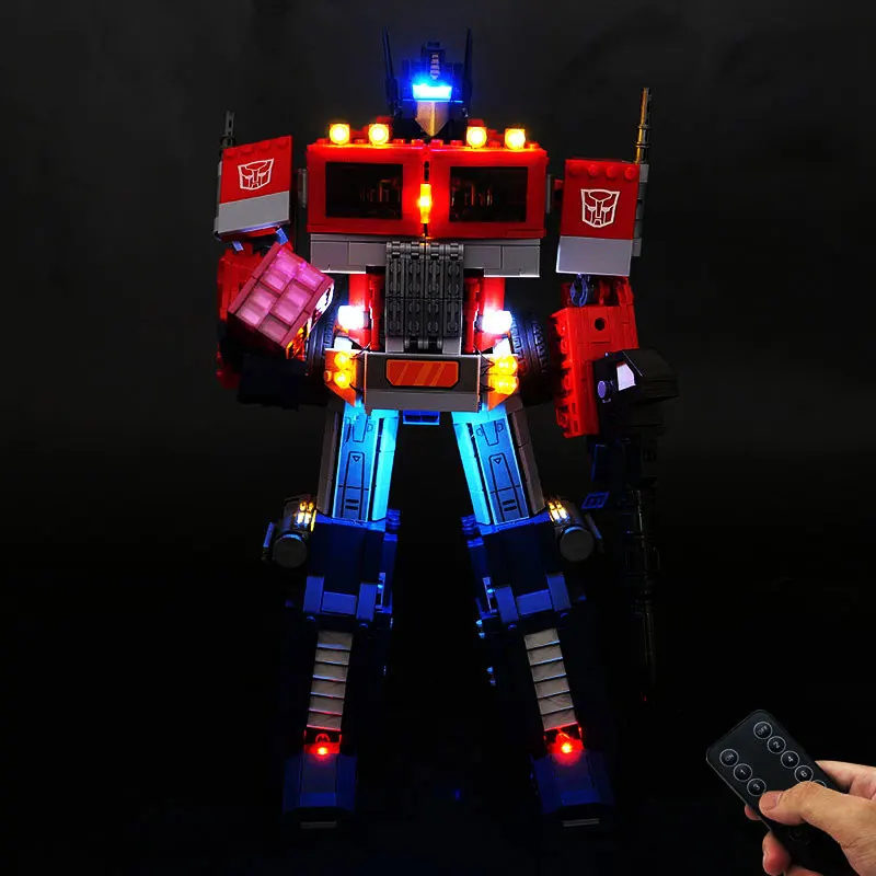 LED Light สําหรับ LEGO 10302 Optimus Prime ใช้งานร่วมกับ 10203 ไอเดีย DIY ของขวัญ (ไม่รวม Building Blocks ชุดอิฐชุด)