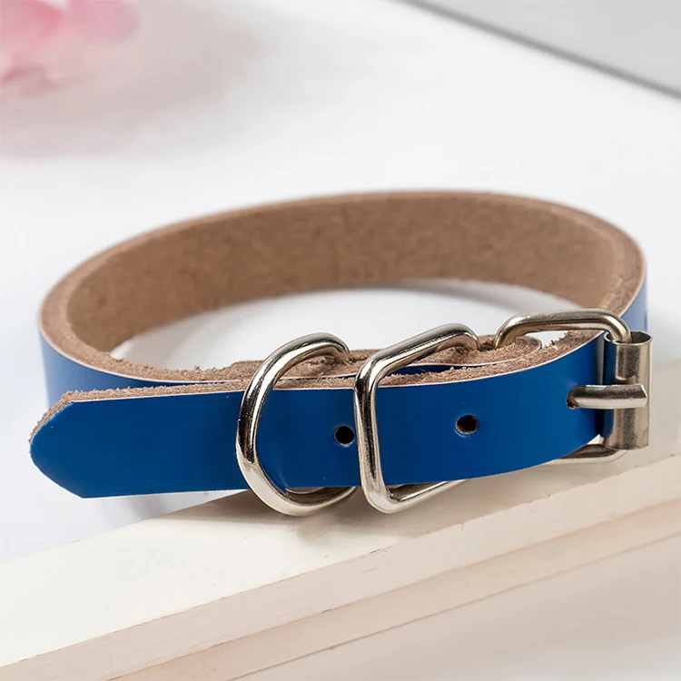 Amaz  Seller Durable Adjustable Leather Pet Dog Collar