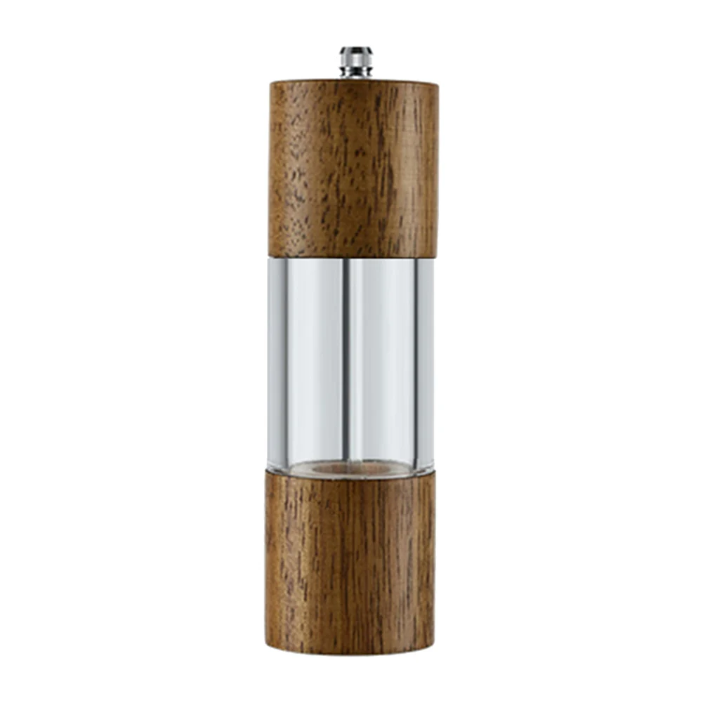 

Wood Grinder Acrylic Manual Pepper Mill Ancient Wood Pepper Mill Salt Mill Ceramic Core Kitchen Tools