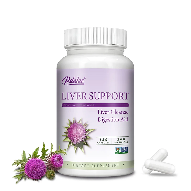 Liver Support - Liver Cleanse, Detox & Repair - with Milk Thistle, Dandelion - Non-GMO