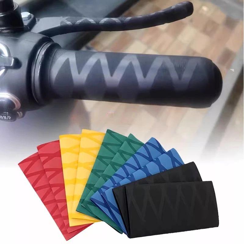 

1pair of motorcycle handlebar covers non-slip heat shrink universal handlebar covers modification accessory silicone grip covers