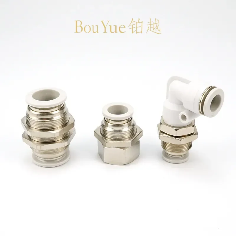 for PMF8-02 White Trachea Quick Plug Connector Baffle Right Angle PLM Pneumatic Through for PM4/6/10/12