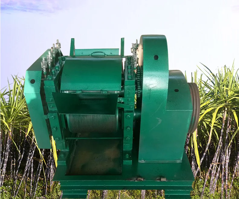 Afbeelding 5: Suikerrietpers, sapcentrifuge, sapmachine