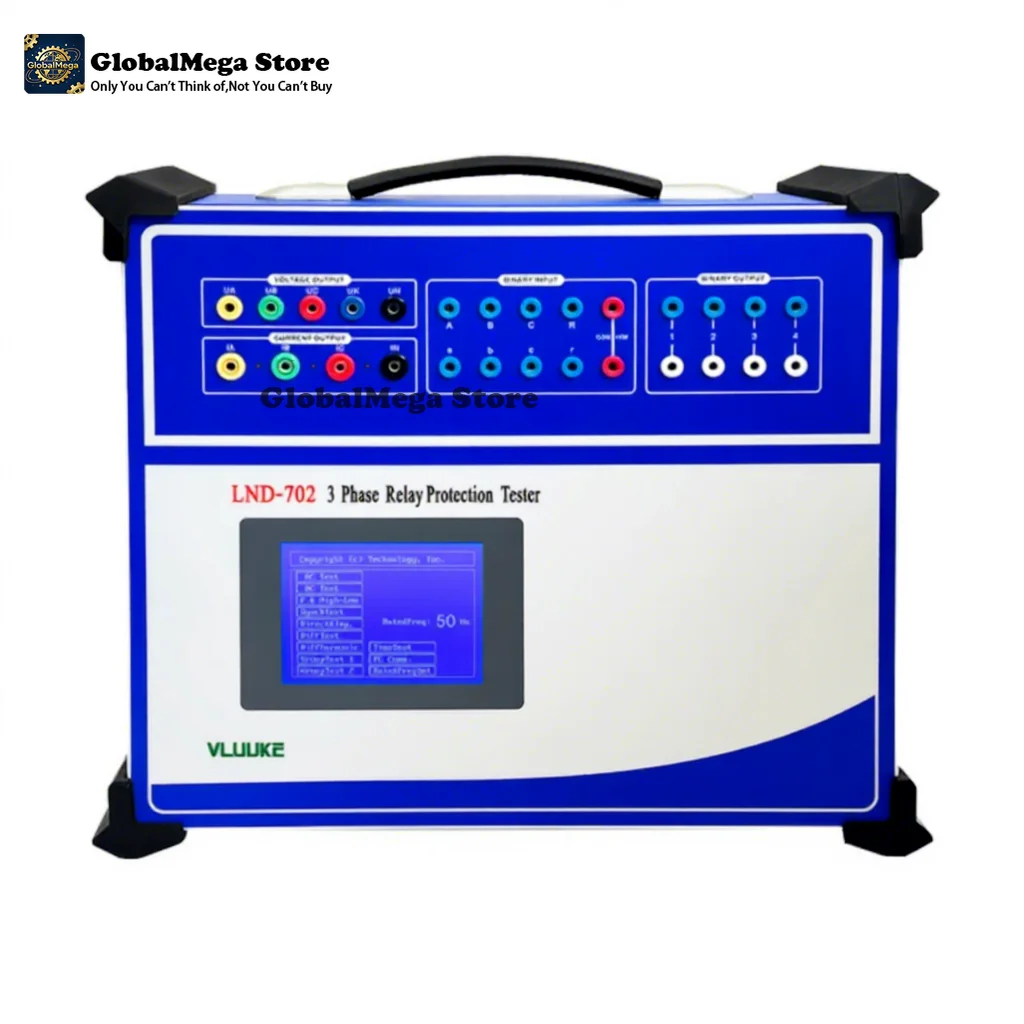 KDJB-702C 3-Phase Relay Tester with Secondary Current Injector Microcomputer Protection Tester for Power Systems 1 Year Warranty