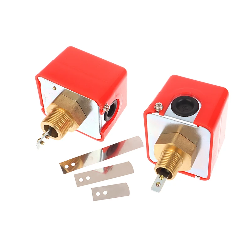 1pc Target Flow Meter Stainless Steel Seal Red Flow Sensor Controller Water Flow Switch Tool