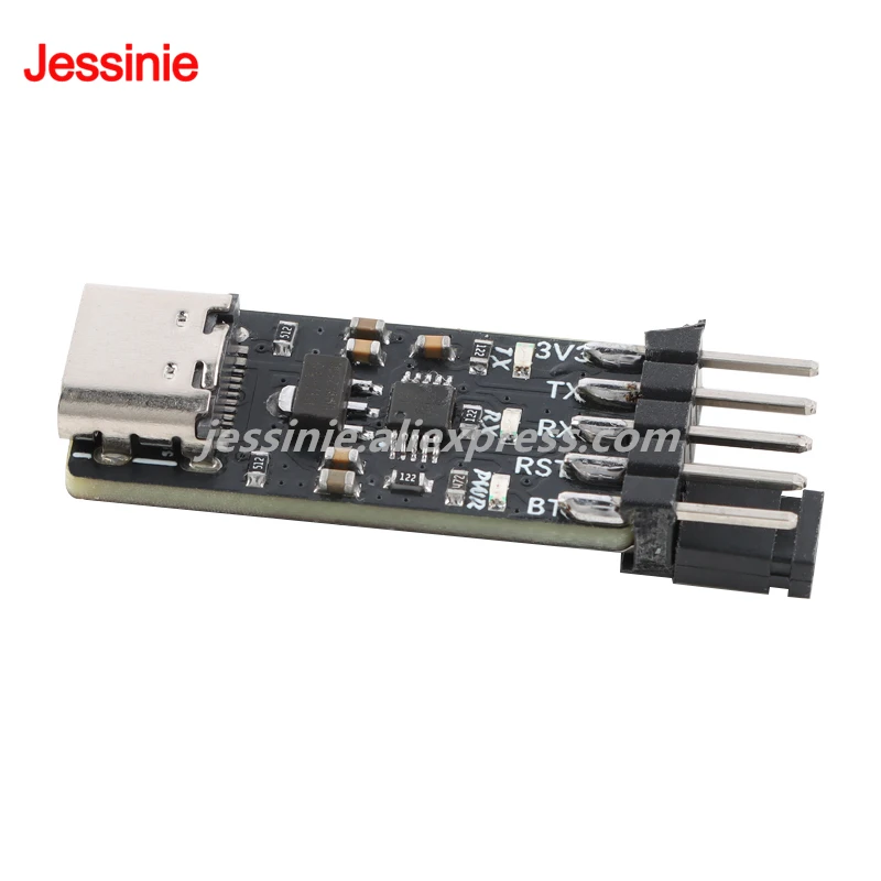 5 قطعة/1 قطعة CH340X STM32/ESP32/ESP8266 برنامج تلقائي تحميل وحدة الموقد MCU USB إلى TTL المنفذ التسلسلي GD32/APM32/CKS32/AT32