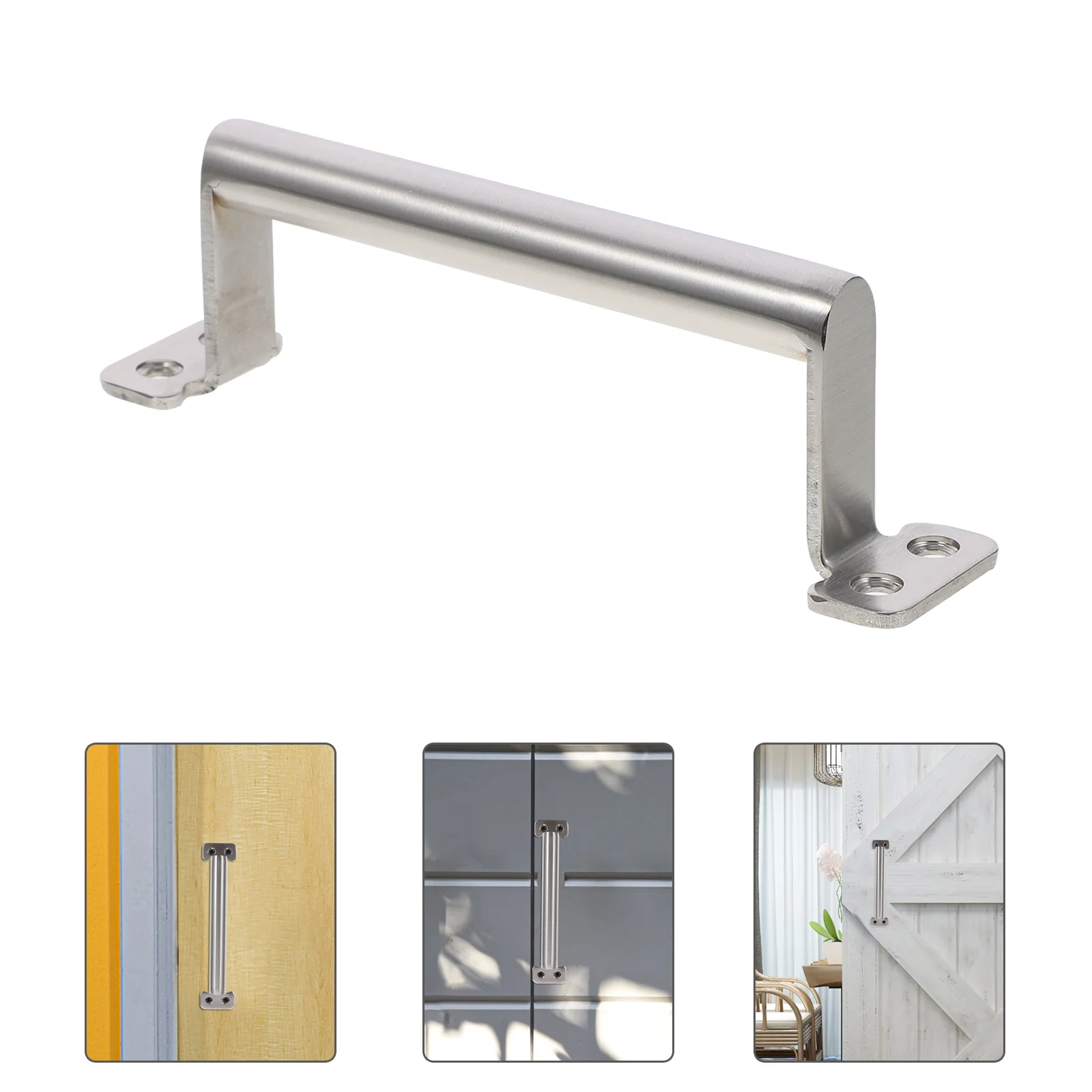 

Handle Cabinet Drawer Pull Handles Dresser Wardrobe Door Dressers Furniture Indoor Stainless Steel Pulls Hardwares