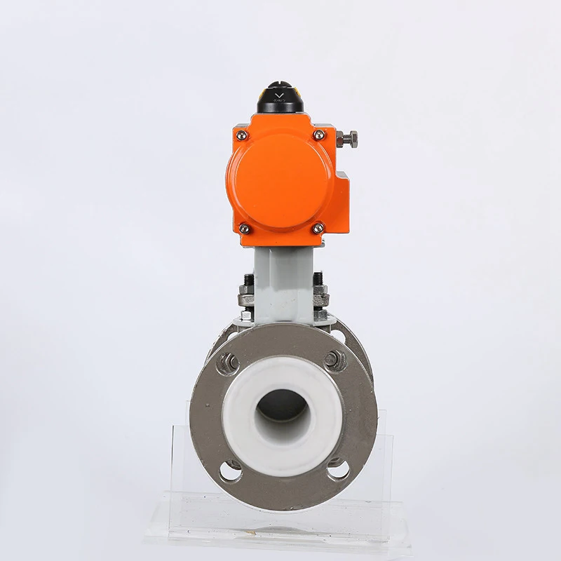 DN125 5 inch carbon steel WCB spring return pneumatic actuator