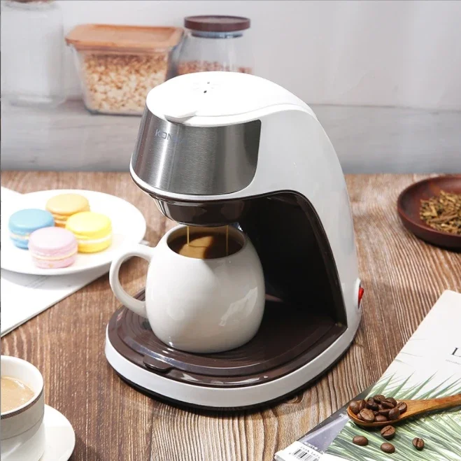 Electric Coffee Machine Automatic Drip Type Home Office Multi-functional Coffee Machine To Brew Scented Tea Small Portable