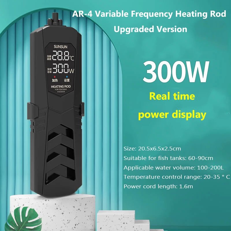 50-1000W SUNSUN PTC wysokiej mocy akwarium przeciwwybuchowy pręt grzejny pręt grzejny podgrzewacz akwariowy automatyczna stała temperatura