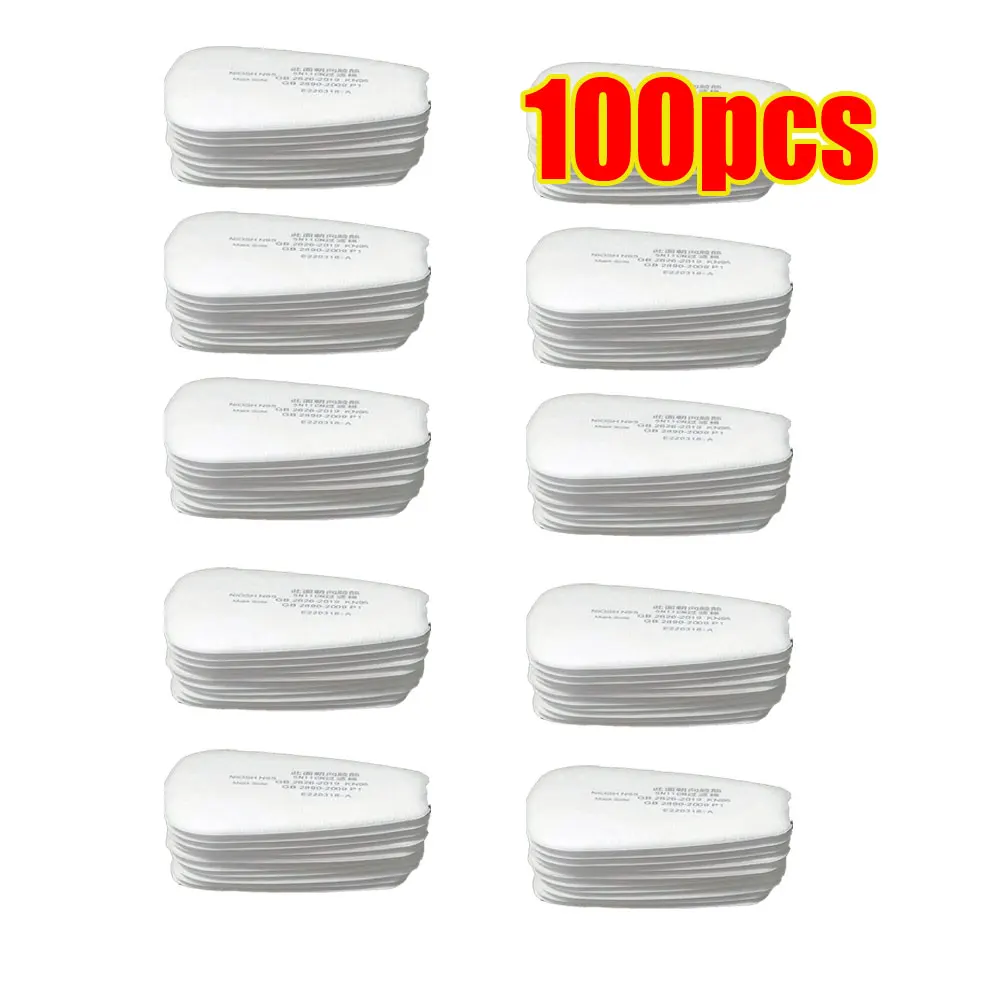 

20-10Pack 5N11 Pre-Filters Replaceable Cotton Filter Dust Particulate Filter For 6000/7000 Dust Gas Mask Chemical Respirator