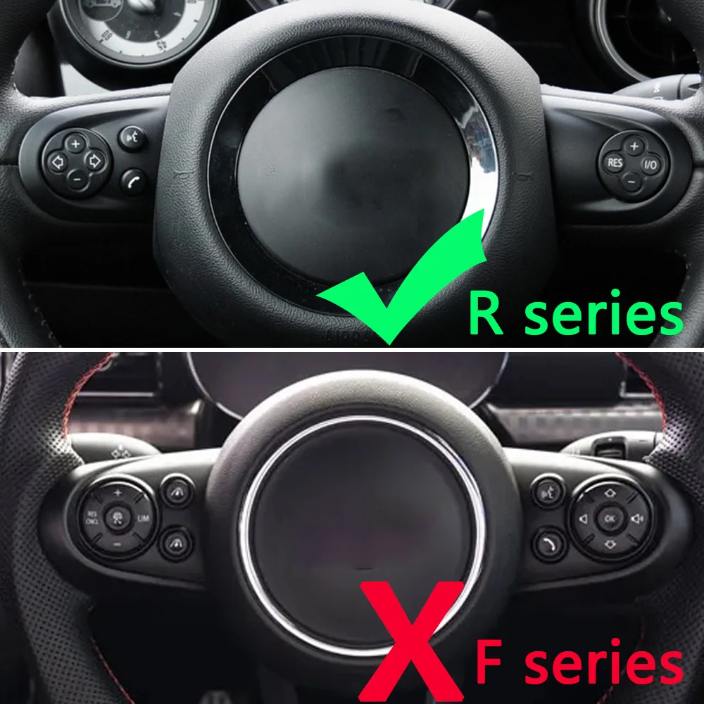 Car Steering Wheel Cruise Volume Control Switch Button Cover Lid For BMW MINI Cooper R55 R56 R57 R58 R59 R60 R61 2007-2014