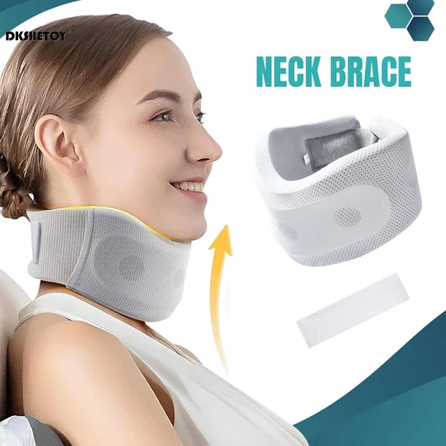 Miękka piankowa orteza szyi Regulowane szelki z wymienną osłoną do podróży do domu, szkoły i biura